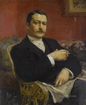 ウォルター・シドニー・ベイカーの肖像 フレデリック・アーサー・ブリッジマン Oil Paintings